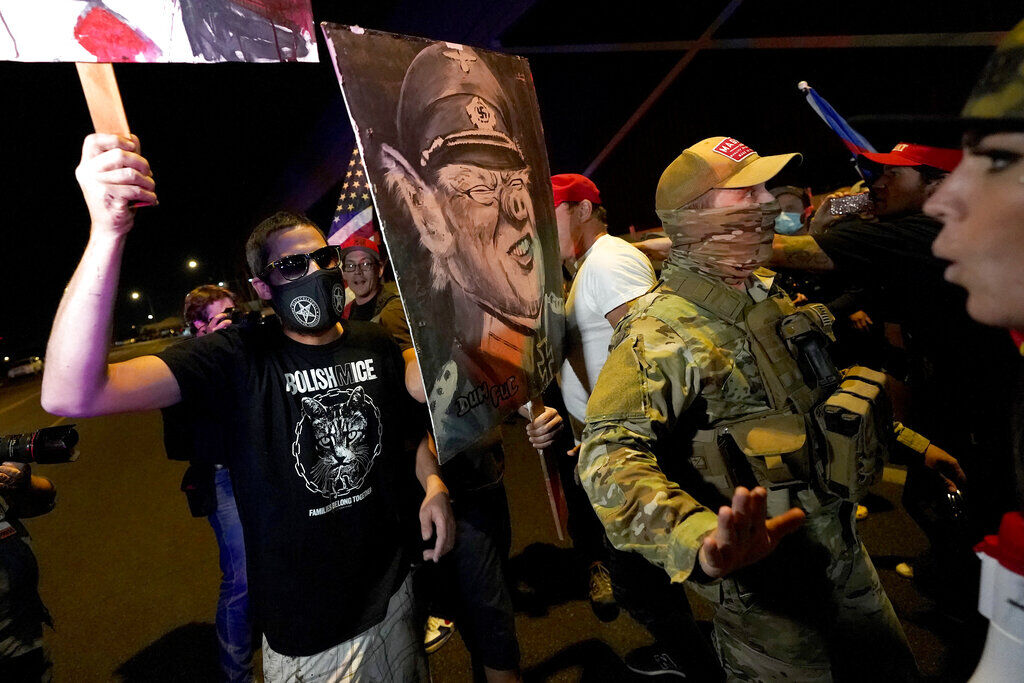 Election protests in Phoenix